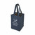 Navy with Logo - True® 4 Bottle Non-Woven Wine Tote