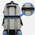 Light Gray - Custom Insulated Cooler Backpacks with USB Port