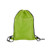 Lime Green - Custom Polyester Drawstring Backpack