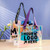 Clear Iridescent Tote Holographic