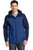 Night Sky Blue/Dress Blue Navy Blank - Port Authority® Men's Hooded Core Soft Shell Jacket
