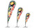 8.1' "Petal TearDrop" Wing Feather Single Sided Flag Only
