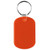 Orange Blank - Oval Shape PVC Key Holder