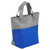Blue/Gray Logo - Santa Ana Non-Woven Insulated Snack Tote