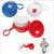 Poncho Raincoat Ball Keychain