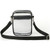 Clear/Black Blank - Clear Transparent PVC Crossbody Stadium Bag (5.5"x7.5"x1.6")
