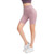 Pink - High Waist Compression Exercise Shorts