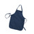 Navy Blue - Full-Length Adjustable Apron with 2 Patch Pockets USA Decorated (22" x 30")