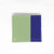 Green w/ Blue - Two-tone Wallet- Full Color Embossed