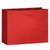 Red Blank - Gloss Laminated Euro Tote Bag w/ Macrame Rope Handles (13"x5"x10") - Foil Stamp