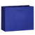 Royal Blue Blank - Gloss Laminated Euro Tote Bag w/ Macrame Rope Handles (13"x5"x10") - Foil Stamp