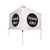 8'W x 5'H In-Ground Banner Hardware - V-Shape Banner