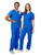 Regal Blue Blank - Adar Universal Unisex Drawstring Scrub Set