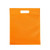 Orange Blank - Heat Sealed Non Woven Die Cut Bag (10"x14")