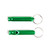 Green Blank - Cylinder Aluminum Whistle Keychain