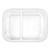 The Chelsea Glass Meal Prep Container 35 Oz. Heat Resistant Glass
