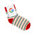 Custom branded Google quarter length socks. - Custom Cotton Quarter Crew/Golf Socks