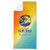 White Logo Folded Edge - Silk Touch Beach Blanket/Towel 30" x 60" 360GSM Poly/Cotton - Full Color