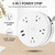 4-Outlet Power Converter With 2 USB Port