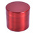 Red Blank - Classic Metallic Tobacco Leaf Herb Crusher