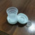 White Plastic Collapsible Cup