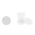White Plastic Collapsible Cup