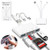 5 in 1 USB/TYP C/ Lightning Port/ CF/SD/TF Metal Card Readers