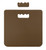 Brown Blank Front View - Square-Shaped Seat or Kneeling Foam Cushion