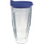 Navy Blue - 24 Oz. Double Wall Thermal Travel Tumbler - Custom Decal