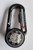 Black - Compass With Thermometer and Key Chain