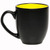 Black/Yellow Blank - 16 oz. Bistro Ceramic Mug - Color Coded Coffee Mugs