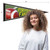 Size chart - 12" x 30" Digitally Printed Single Sided Custom Felt Pennant