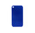 Blue Blank Front View - Texture Tone® Aluminum Rectangle Luggage Tag