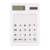 White Blank - Solar Transparent Touch Calculator