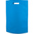 Blue - Medium Exhibition Die Cut Handle Tote Bags