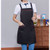 12 oz Woven knitted Kitchen Apron w/ Cross Strap & 2 pockets