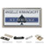 3"W x 1.25"H Executive metallic personalized Name Badge