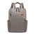 Gray Blank - Oxford Laptop Backpack for Women