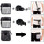 Black/White Blank Lifestyle - 3-in-1 Oxford Fabric Pet Training Pouch w/Waste Bag Dispenser