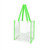 Green - Clear Tote Bag