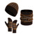 Winter Beanie/Scarf/Gloves Set