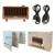 SonicWave Retro Bluetooth Speaker with USB, TF Card, AUX, FM Radio & Strap