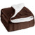 Soft coral flannel blanket