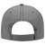 Back - Char. Gray - OTTO Garment Washed Superior Cotton Twill Distressed Visor 6 Panel Low Profile Dad Hat