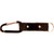 Black Blank - 6 Cm Carabiner with Strap and Metal Plate