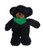 Soft Plush Stuffed Black Bear with Bandana
