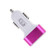 Pink Blank - 3-Port USB Car Charger 2.1 Amp Fast Charging Cable