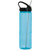 Translucent Aqua Blue/Black Blank - 24 Oz. Prestige Bottle with Sport Sip Lid & Straw