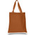 Texas Orange - 12 Oz. Heavyweight Cotton Canvas Tote Bag w/Web Handles (15" X 16")