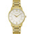 Caravelle by Bulova Men's Gold Bracelet from the Dress Collection- White Dial
